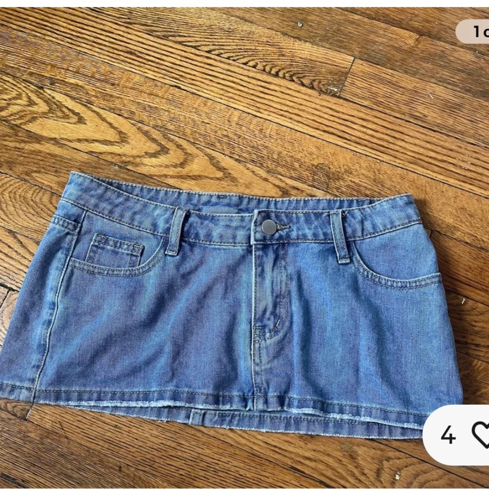 Denim Mini Skirt